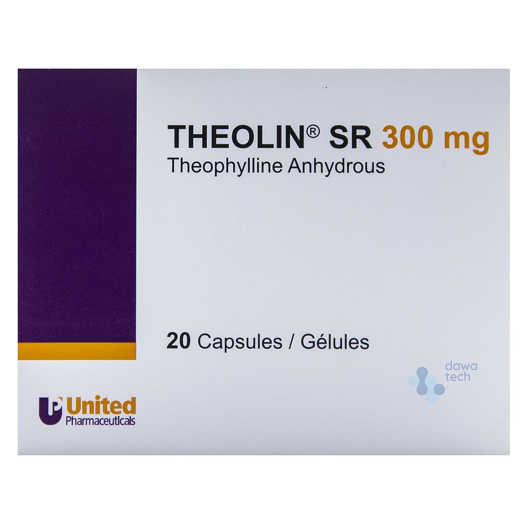 THEOLIN 300MG SR CAPS 20