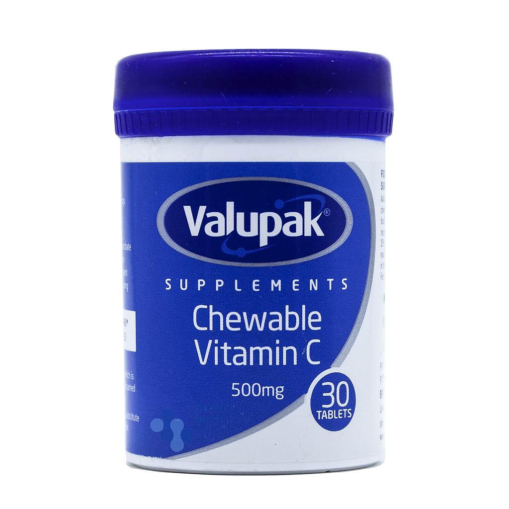 Valupak Vitamin C Chwable 30 Tab