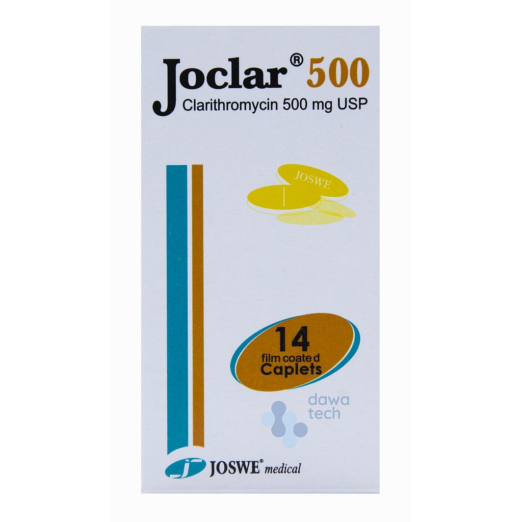JOCLAR 500MG/14CAPLETS