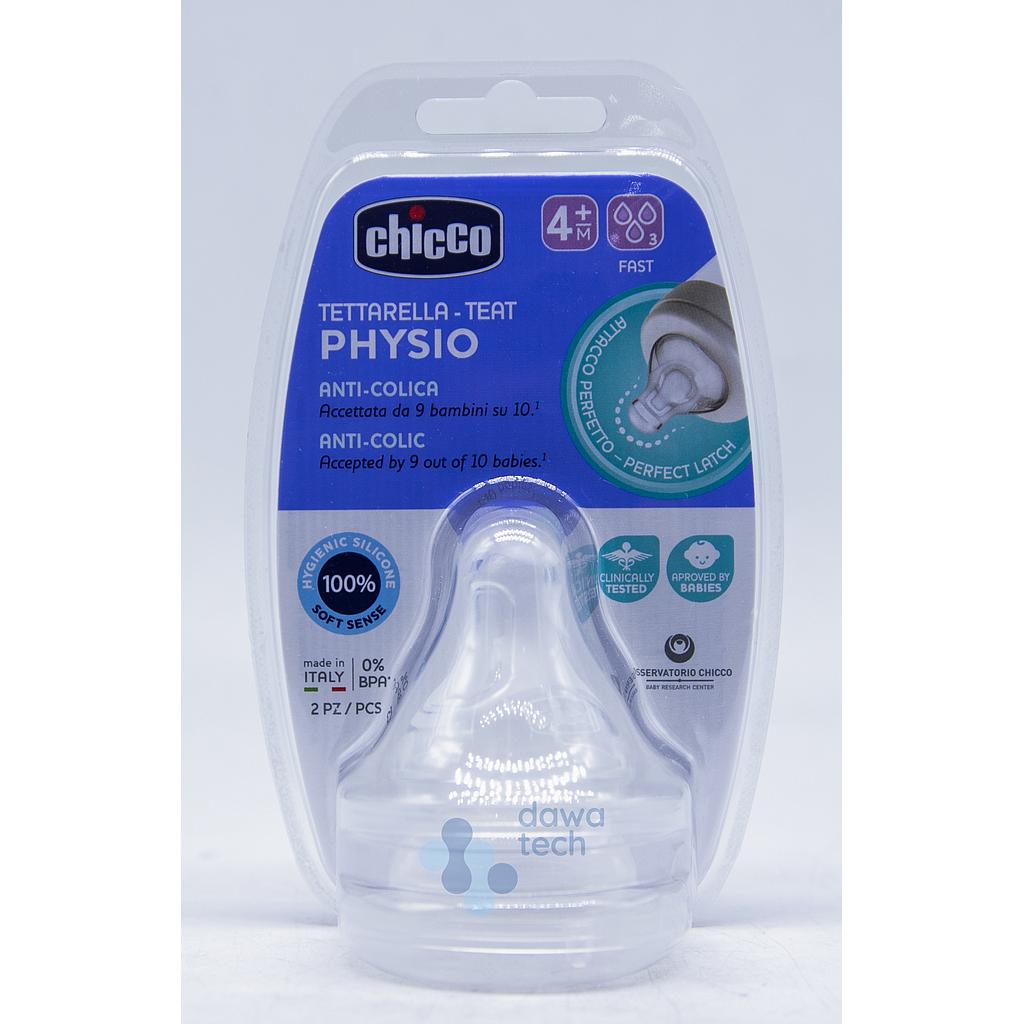 CH/Perfect5 Teat PH.Fast SIL. 4m+ 2pcحلمة رضاعة