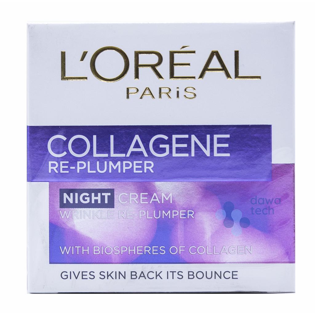 L`oreal Collagen Re-Plumper Night Cream 722