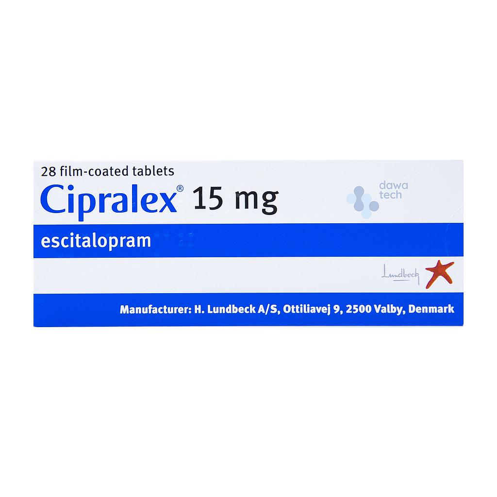 CIPRALEX 15MG 28TAB
