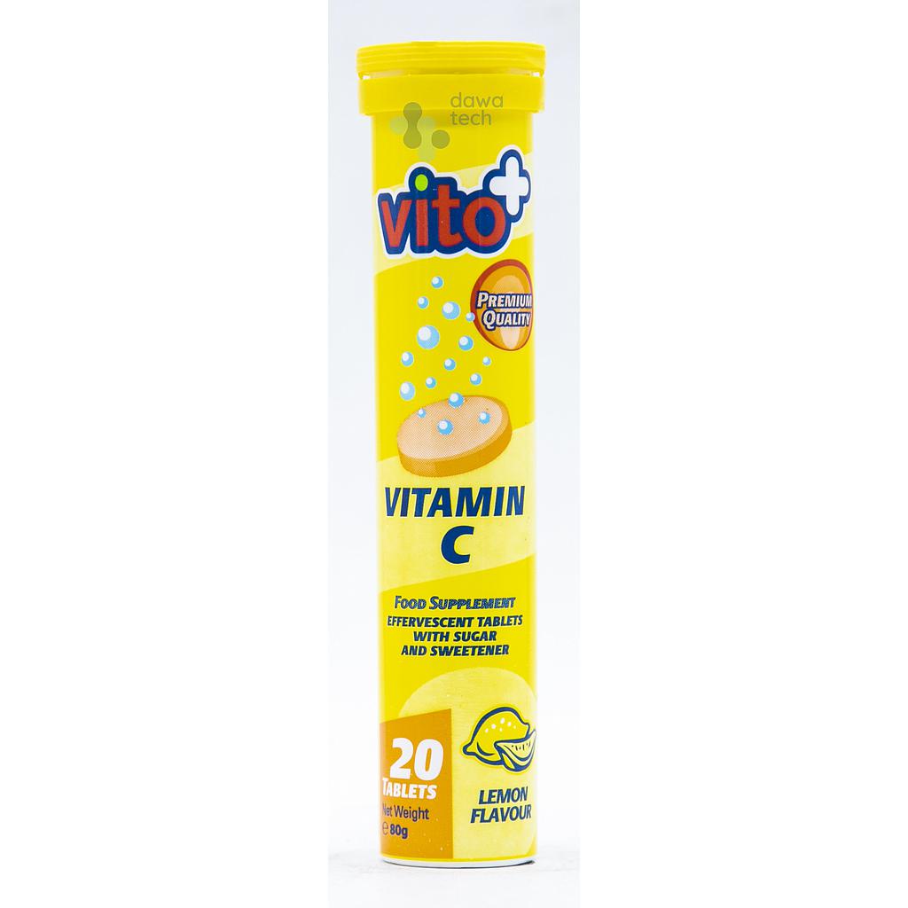 VITO VIT.C LEMON/20EFF TAB