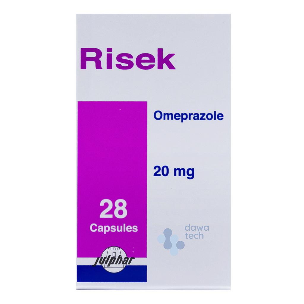 RISEK 20MG CAPS 28S
