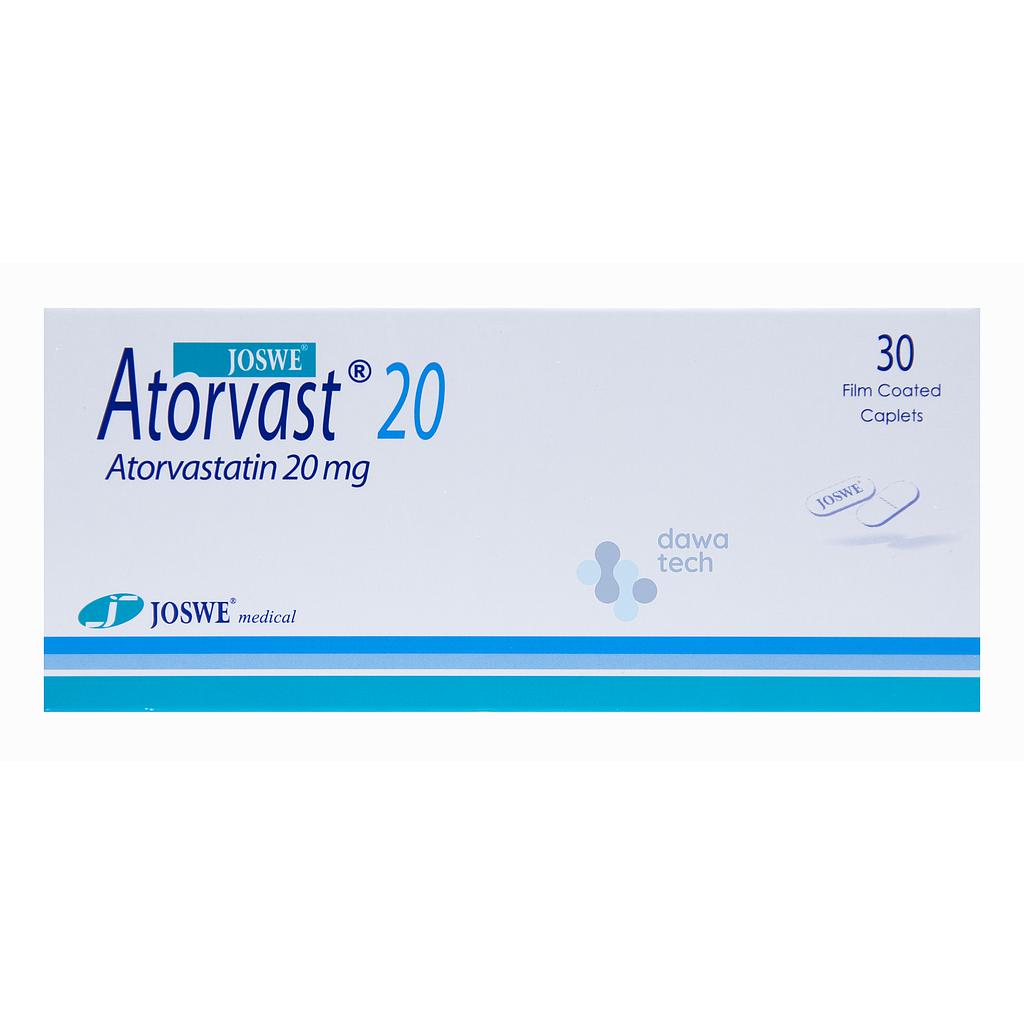Atorvast 20mg 30 Caplets