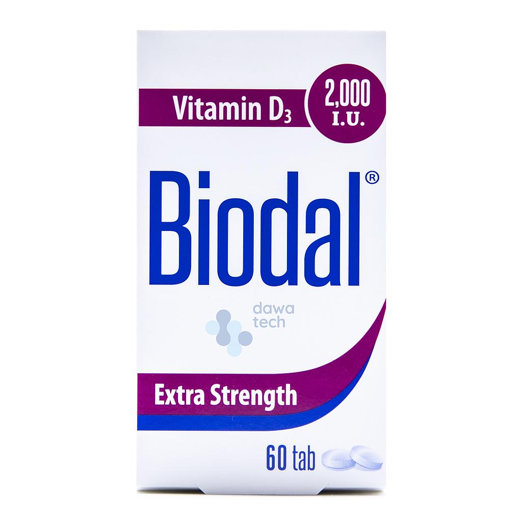 Biodal 2000 I.U. 60 Tab
