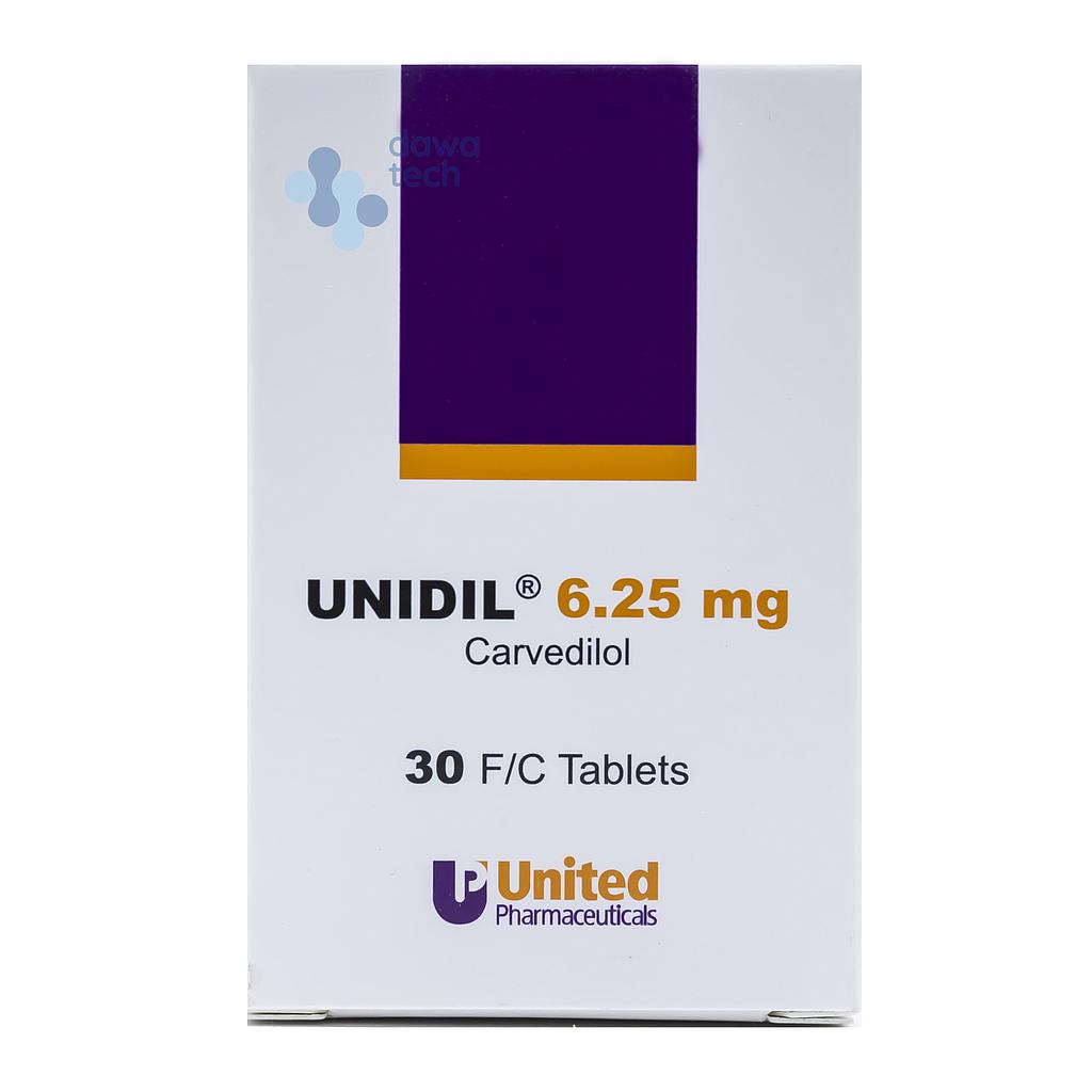 UNIDIL 6.25MG TAB