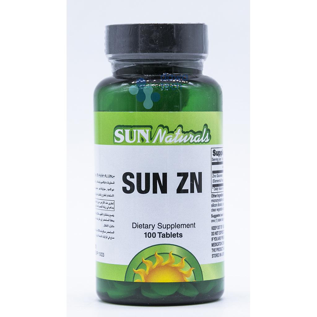SUN NATURAL ZINC 76MG