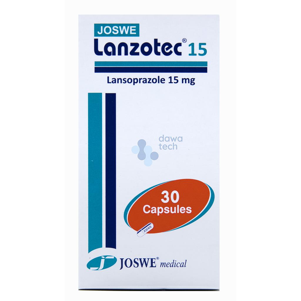 LANZOTEC 15MG/30 CAP