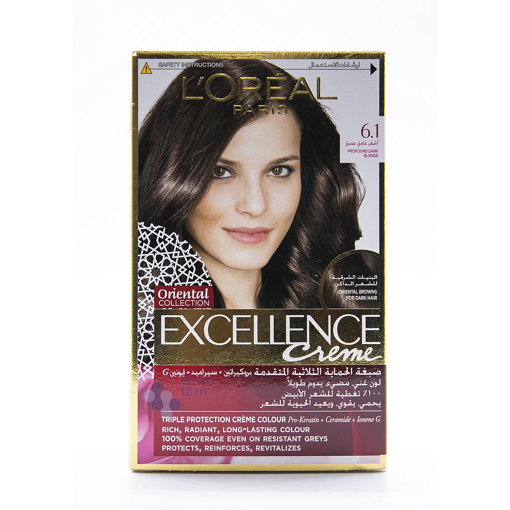 L`oreal Excellence # 6.1 أشقر غامق عميق