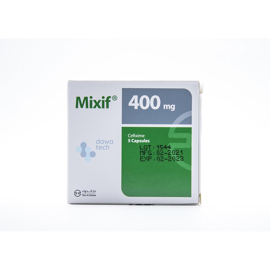 MIXIF 400MG 5 CAPS