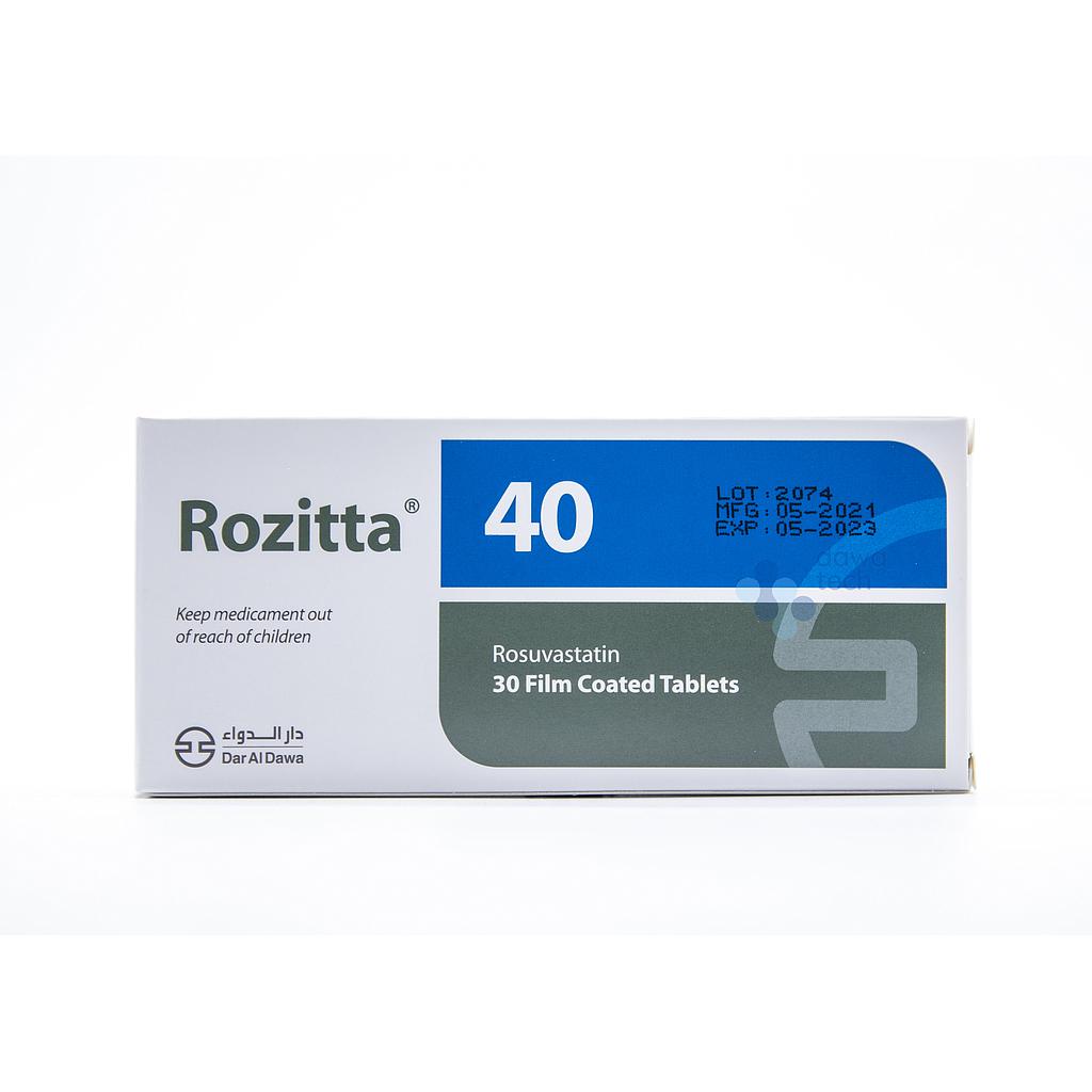 Rozitta 40 Mg 30 Tab