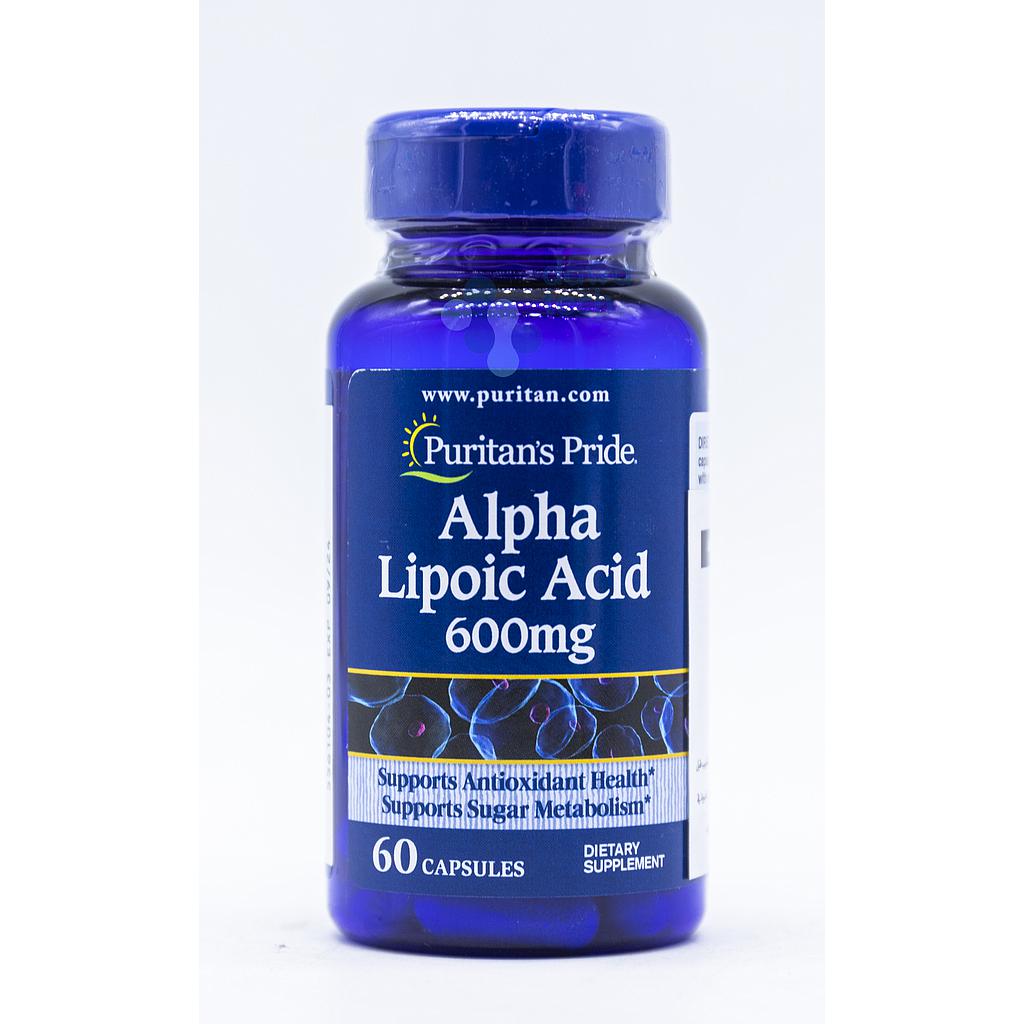 Pur Alpha Lipoic Acid 600 mg 60 Caps