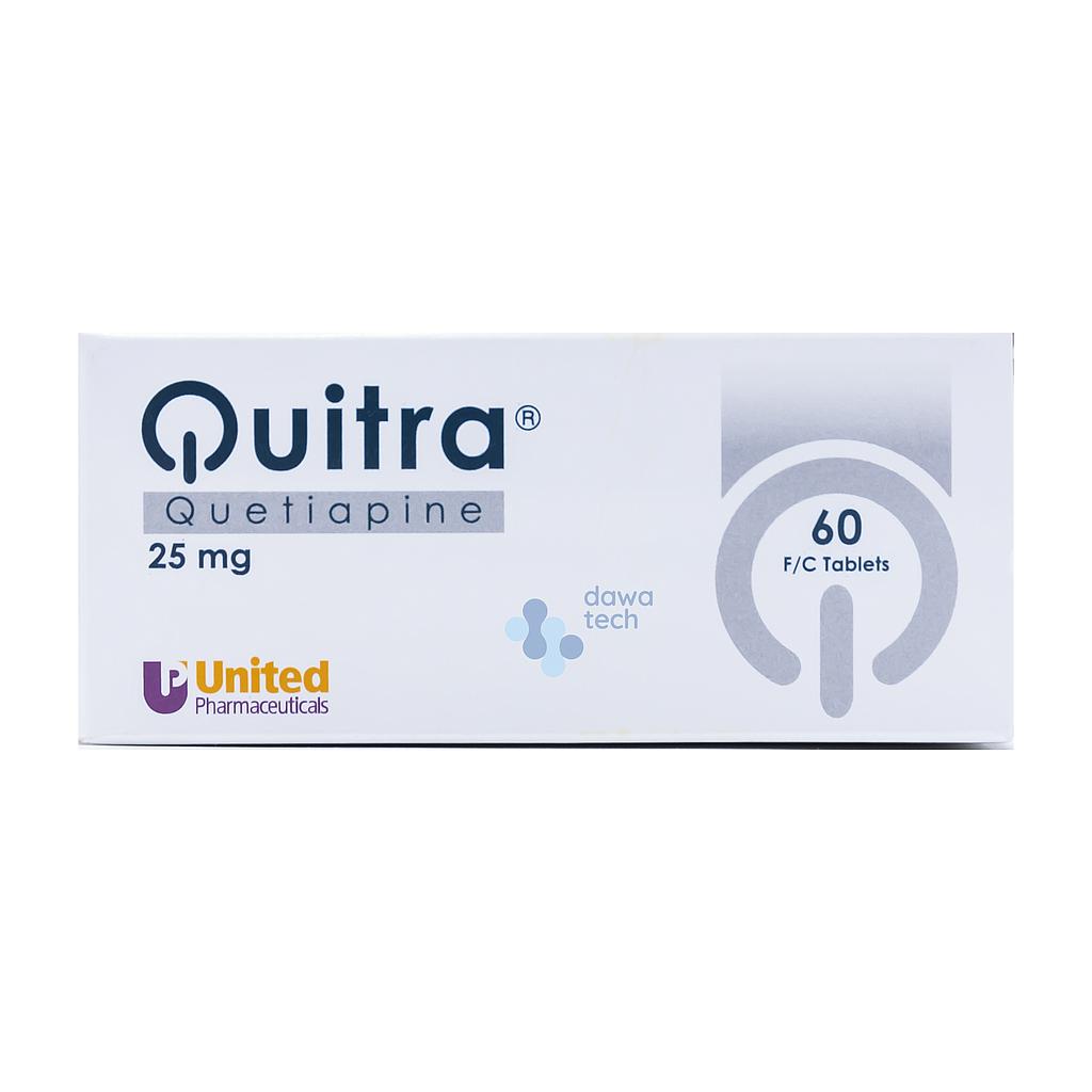 QUITRA 25 MG 60 TAB