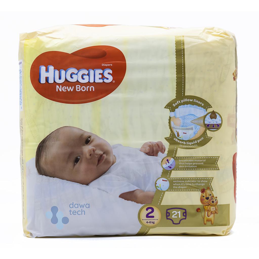 Huggies 2 (4-6kg) 21 Diapers