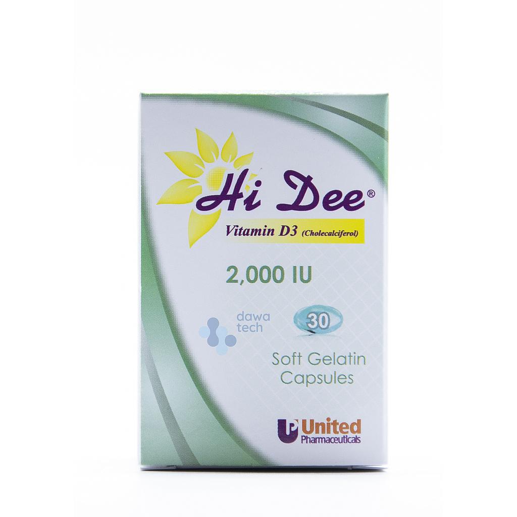Hi Dee 2000 mcg Cap 30