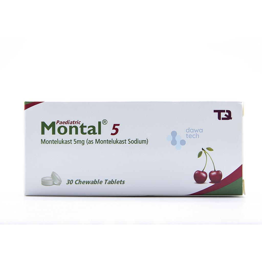 MONTAL 5MG 30CHEW TAB