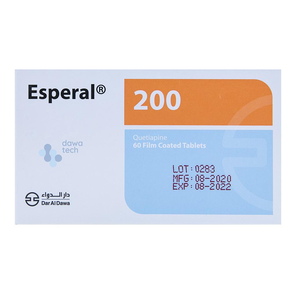 Esperal 200 Mg 60 Tab