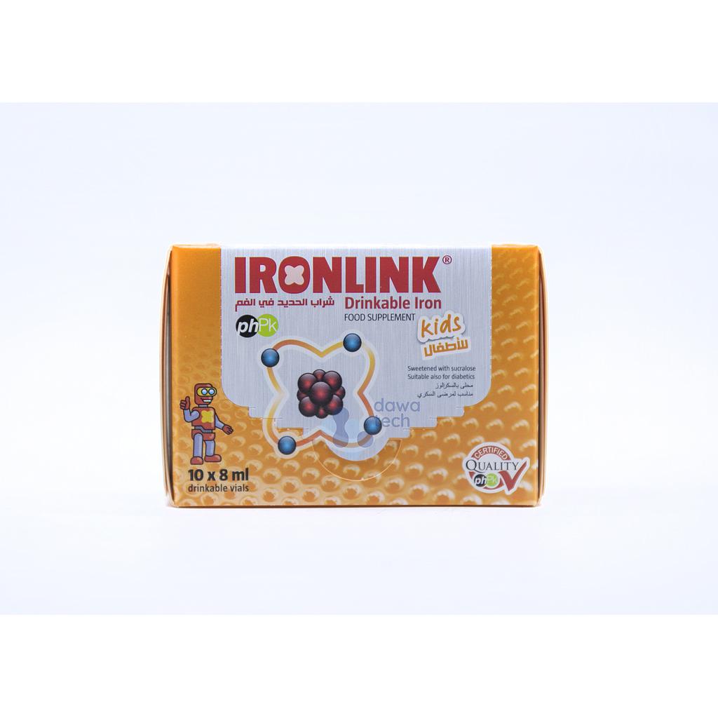 IRON LINK KIDS 10X8ML VIAL