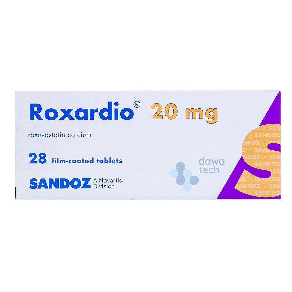 Roxardio 20 Mg 28 Tab بيع قطعي