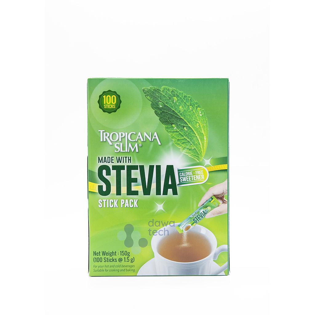 Tropicana Stevia 100 Sticks