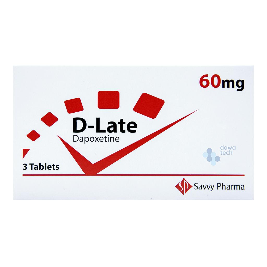 D-LATE 60MG 3 TAB