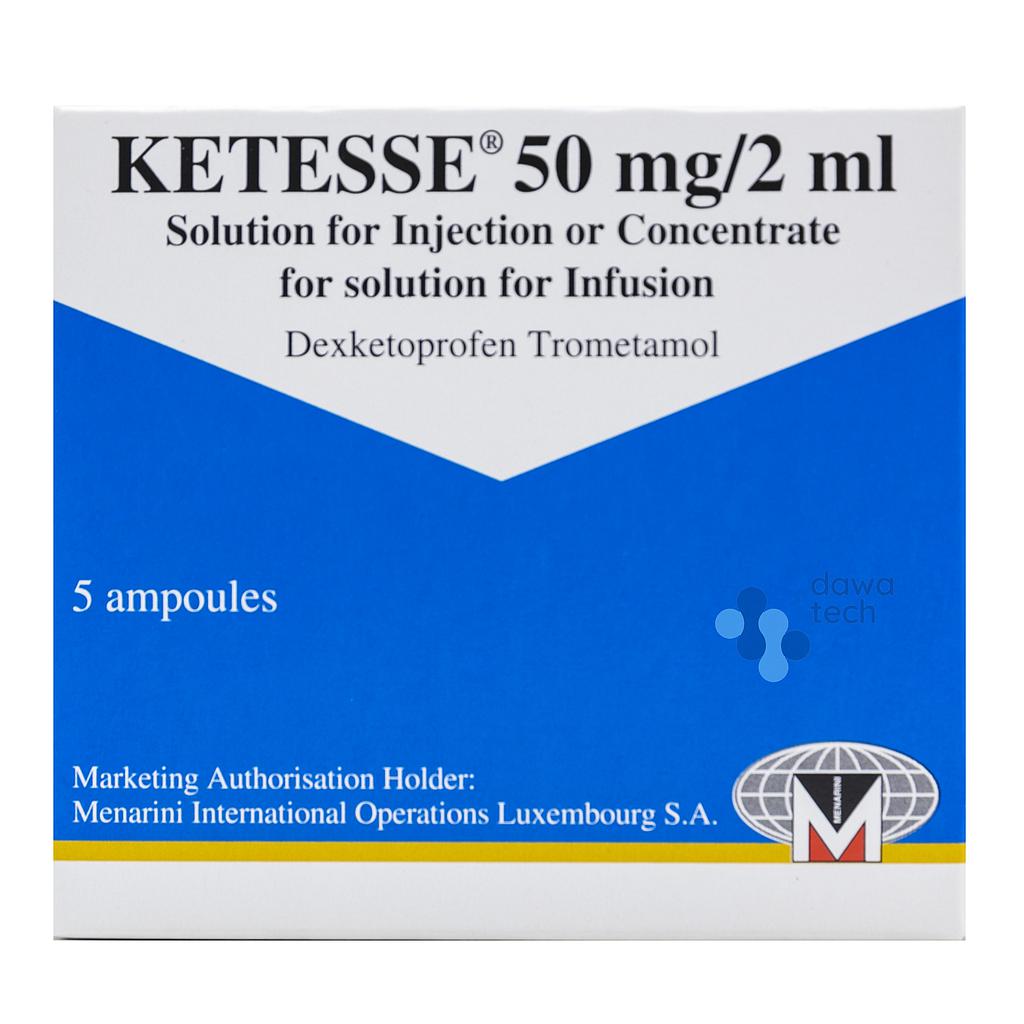 **KETESSE AMPULE 5 AMP