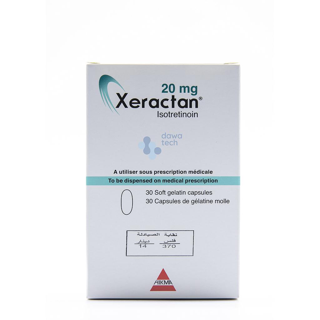 XERACTAN 20MG ISOTRETINON