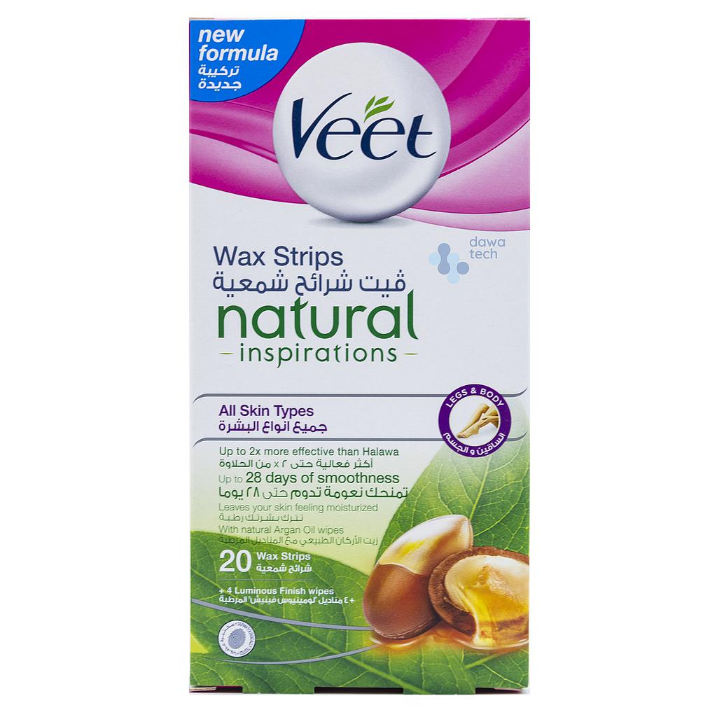 Veet Wax Leg &amp; Body Natural Argan All Skin 508