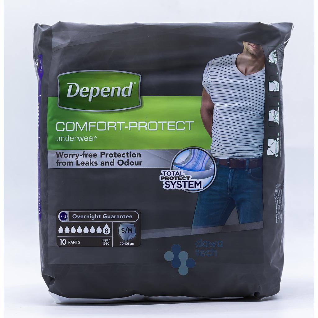 Depend pants super for male 10*6 S/M