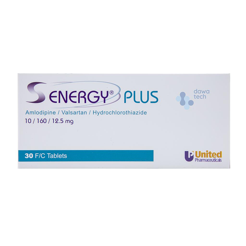 SENERGY PLUS 160/10/12.5 MG 30TAB