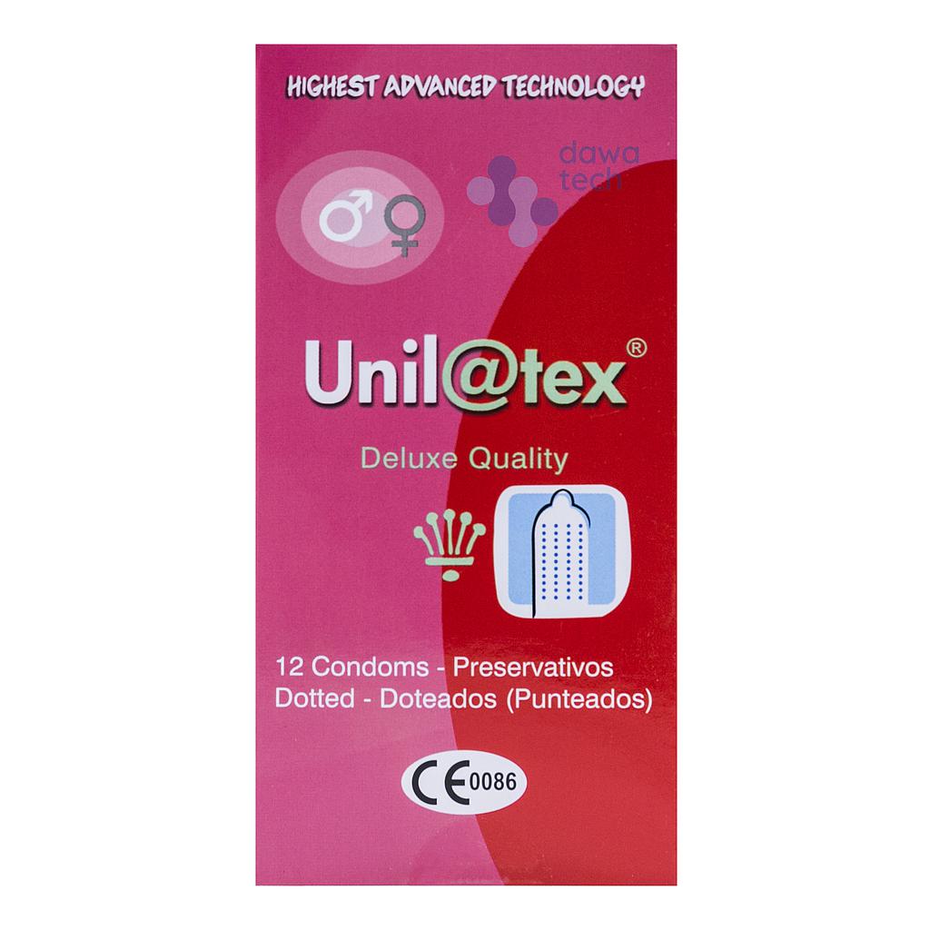 Condom Unilatex Dotted 12ps(1box=12ps)