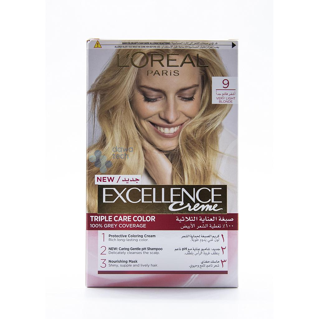 LOREAL COLOR 9 VERY LIGHT BLONDE