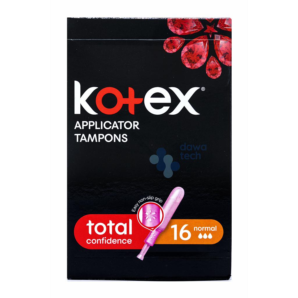 Kotex Applicator Tampons Normal 16 *8 447