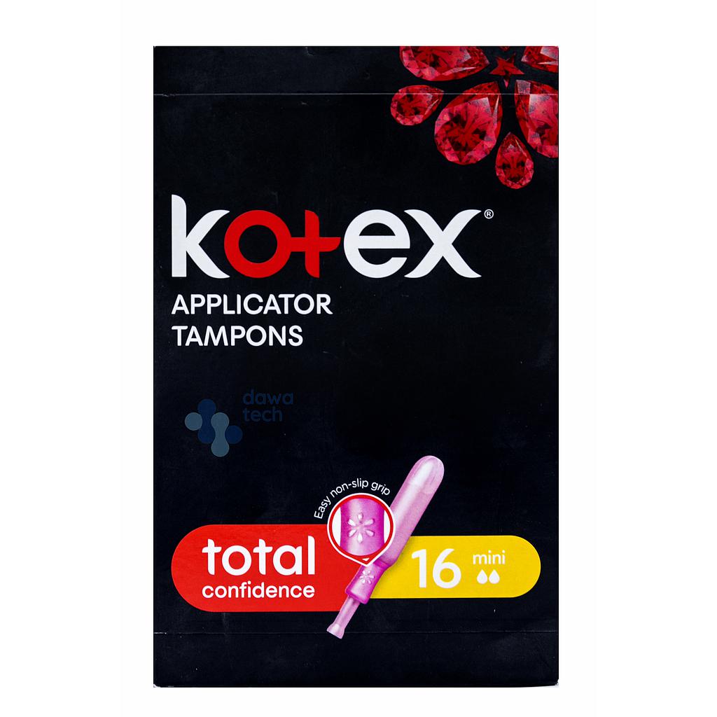 Kotex Applicator Tampons Mini 16 *8 430