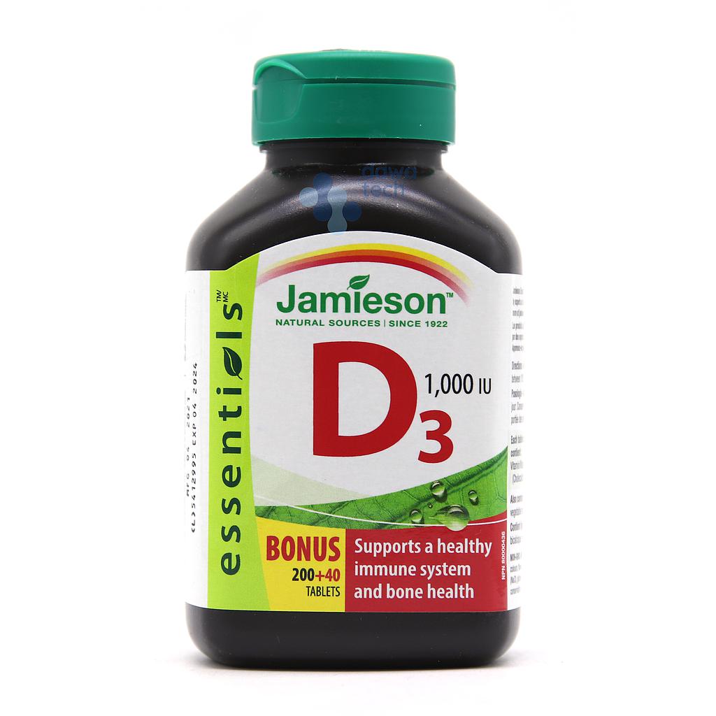 JAMIESON VIT D 1000 240TB
