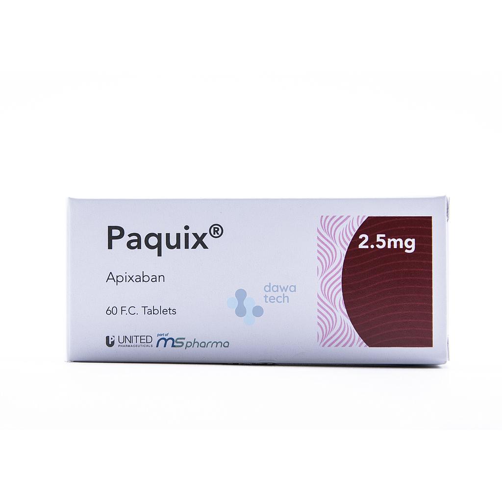 PAQUIX 2.5 MG 60 TAB
