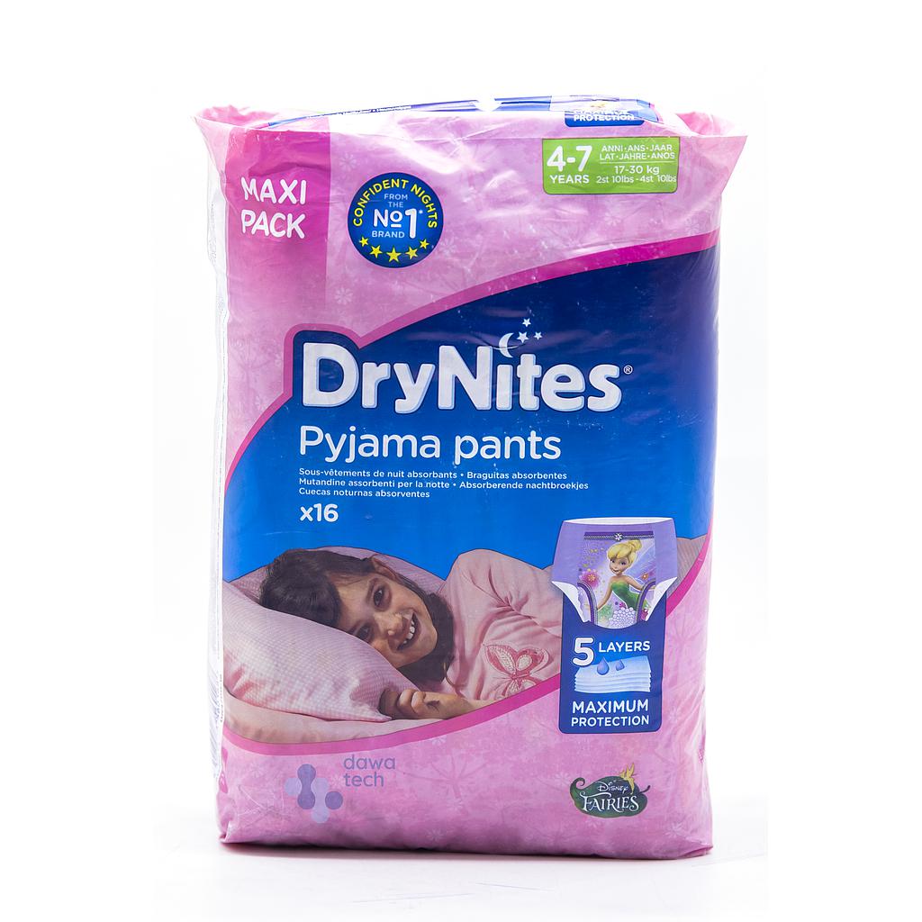 DRYNITES GIRL PANTS 4-7 AGE