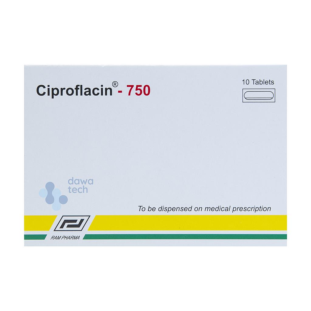 CIPROFLACIN 750MG10  TAB