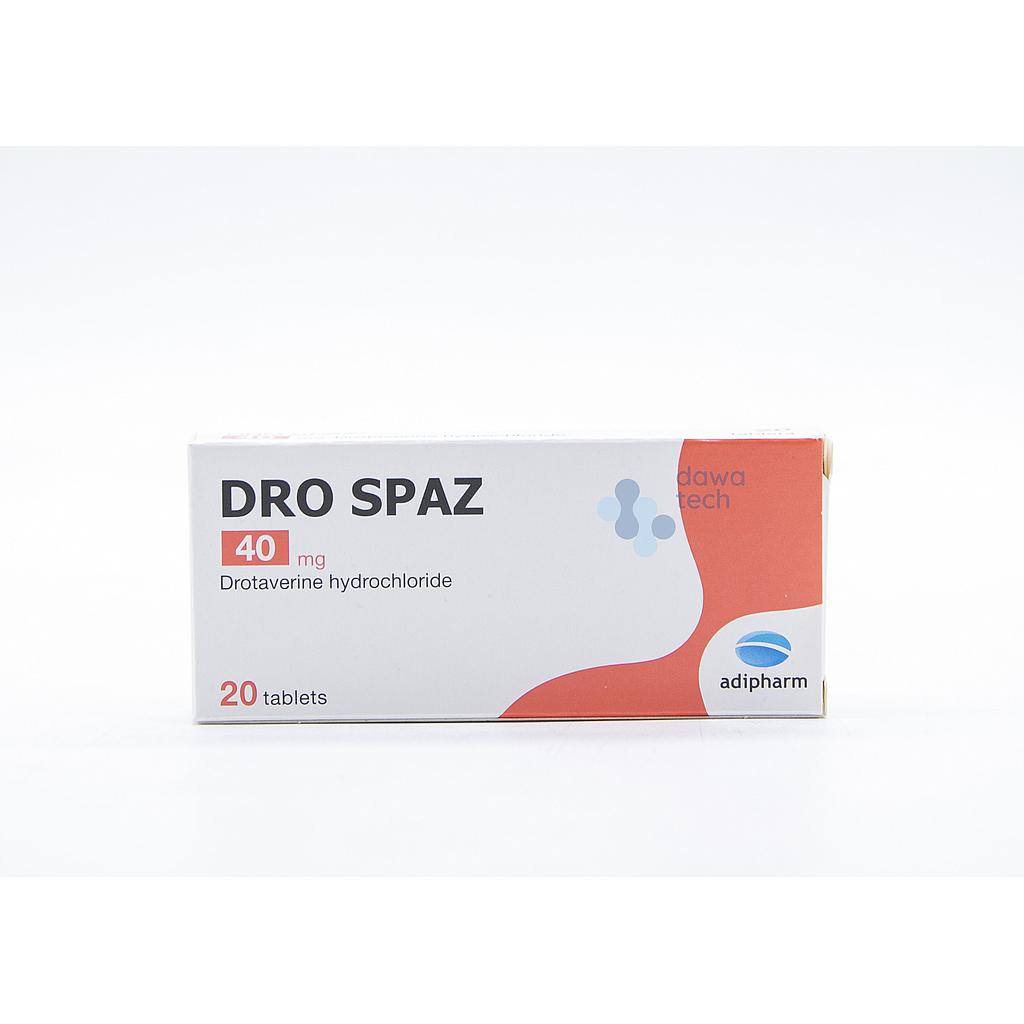 Dro Spaz 40mg Tab 20'S