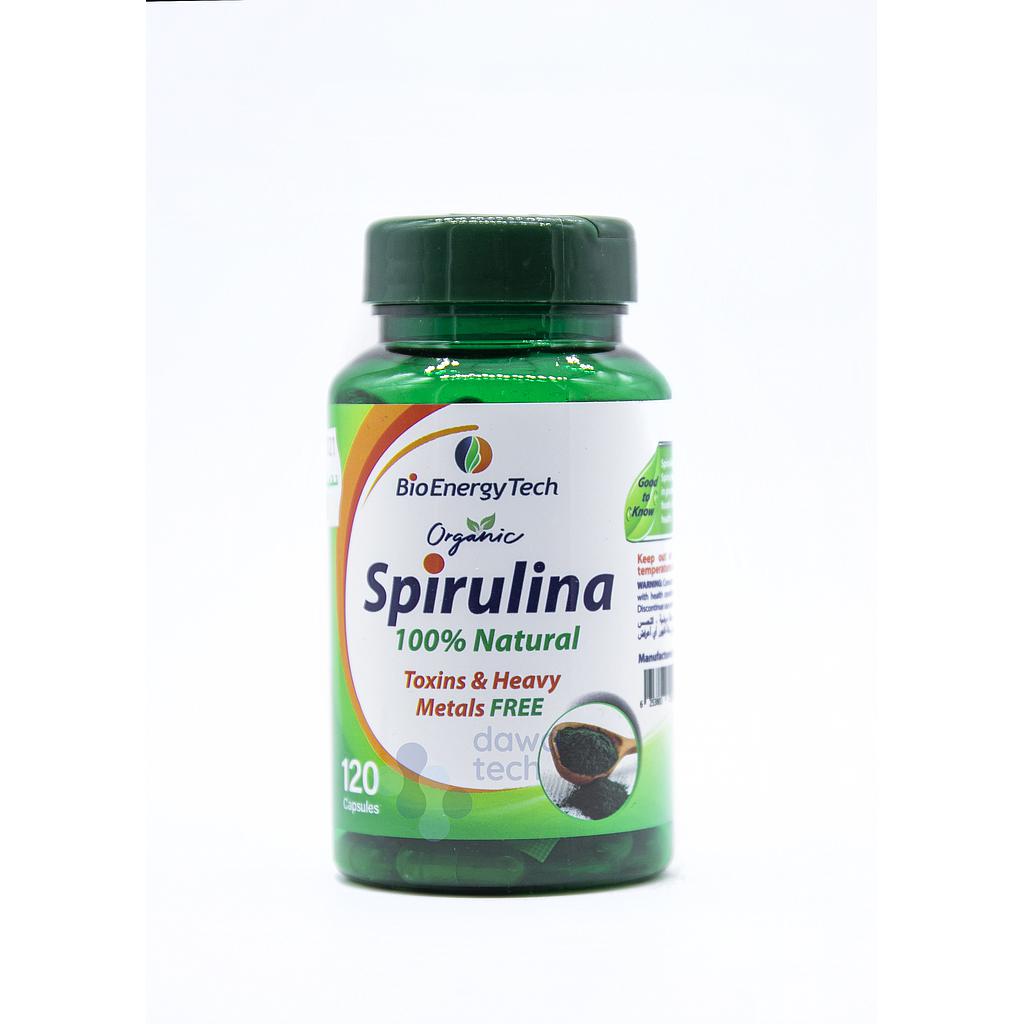 BIO ENERGY ORGANIC SPIRULINA 120