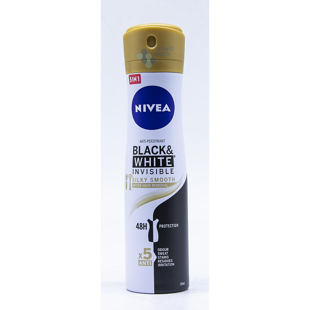 Nivea/ديو بخاخ ستاتيinv black&amp;white 150ml