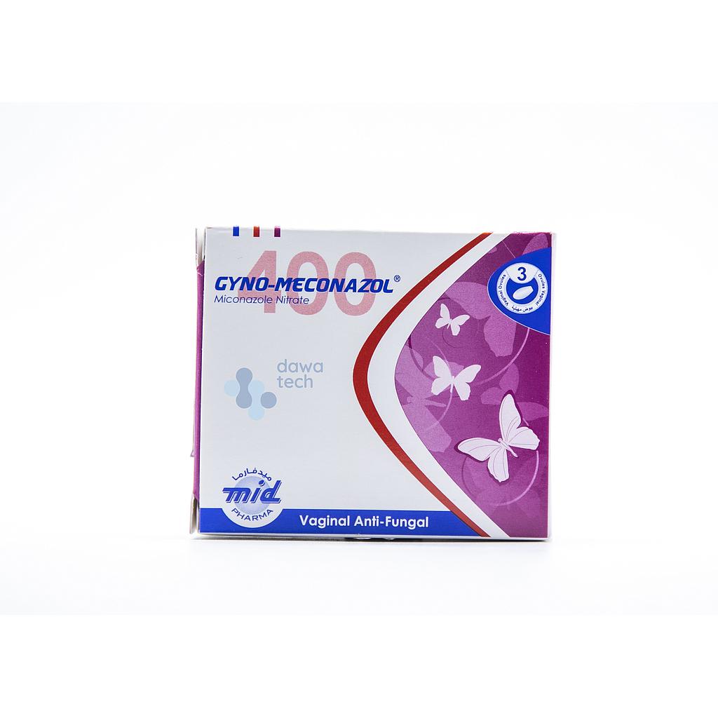 GYNO-MECANAZOL 400 SUPP