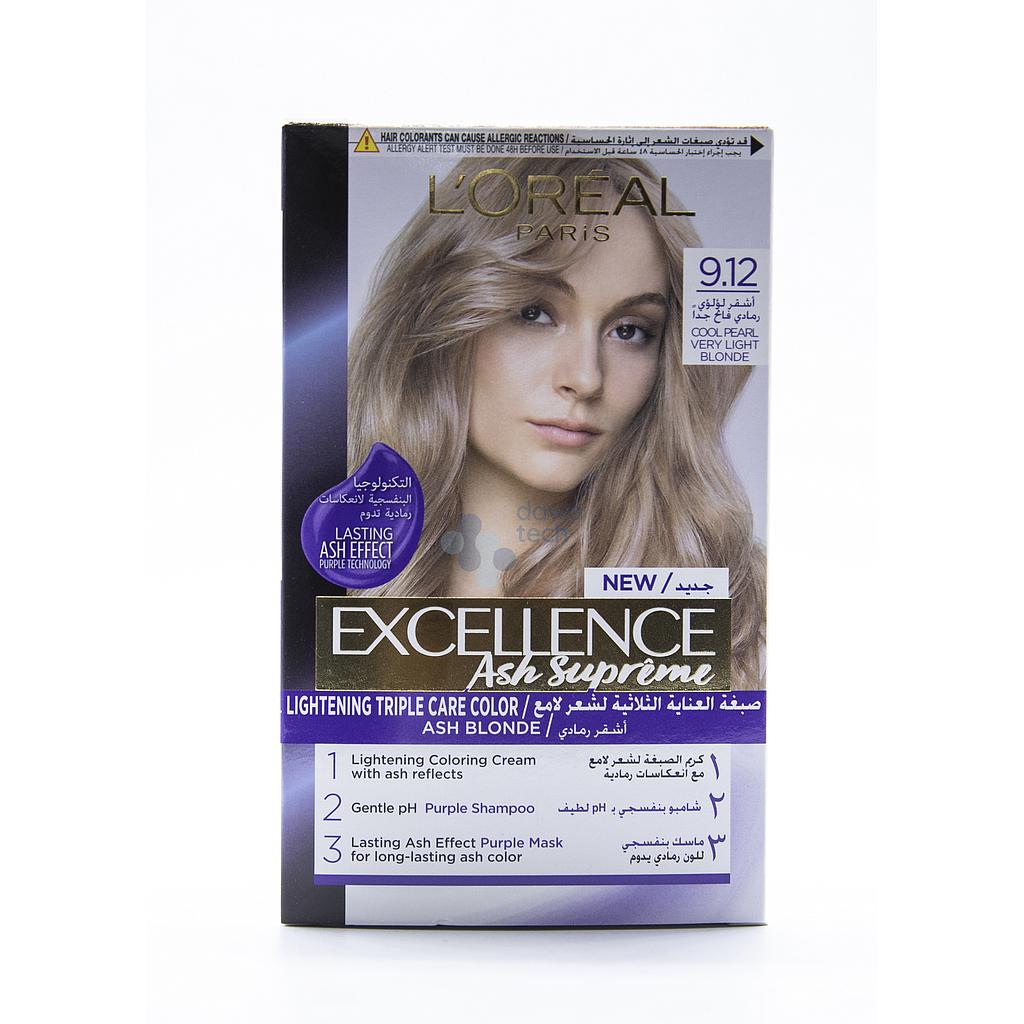 LOREAL COLOR 9.12 COOL PEARL VERY LIGHT BLOND