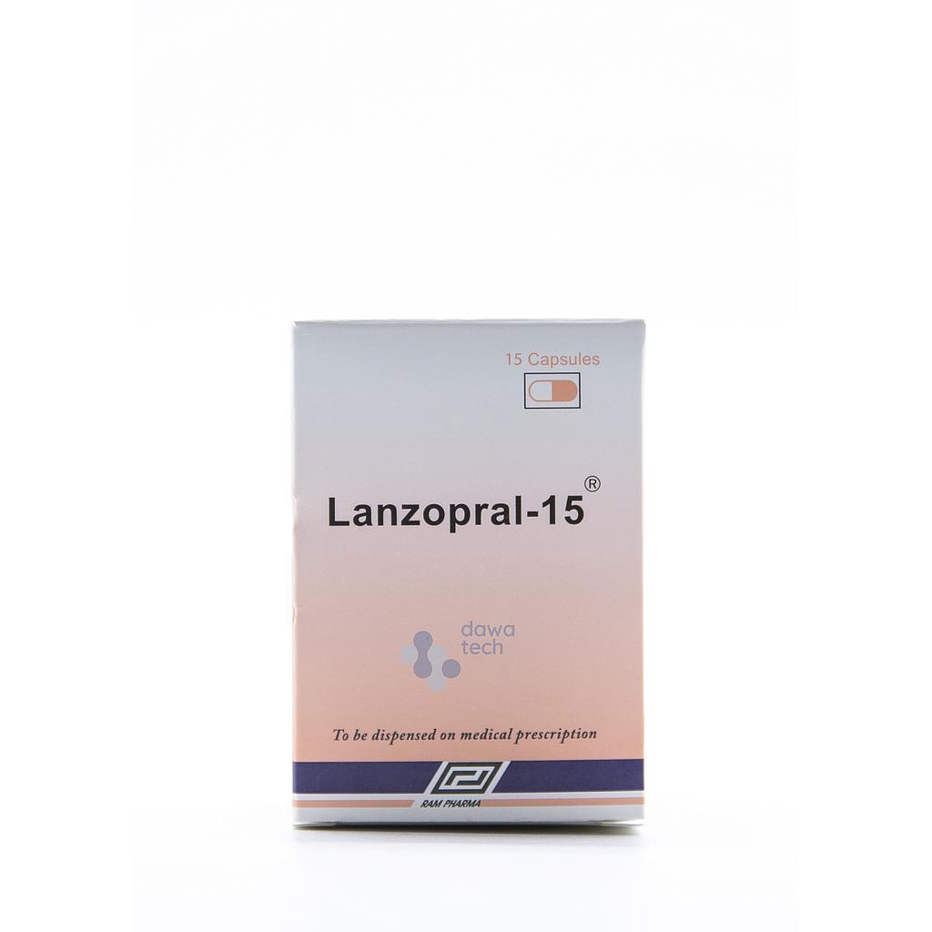 Lanzopral 15mg Caps 15'S