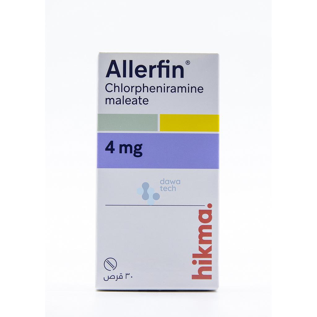 Allerfin 4mg Tab 30'S