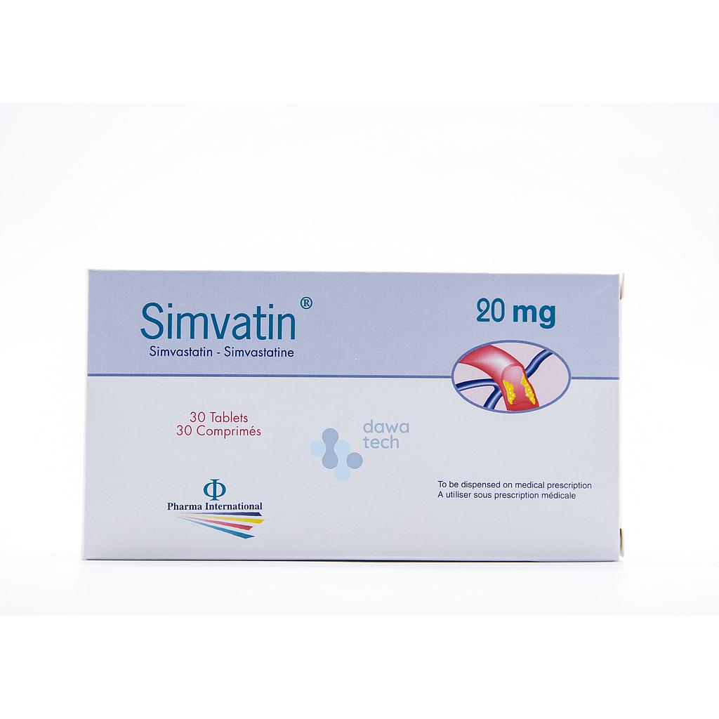 Simvatin 20mg Tab. 30'S