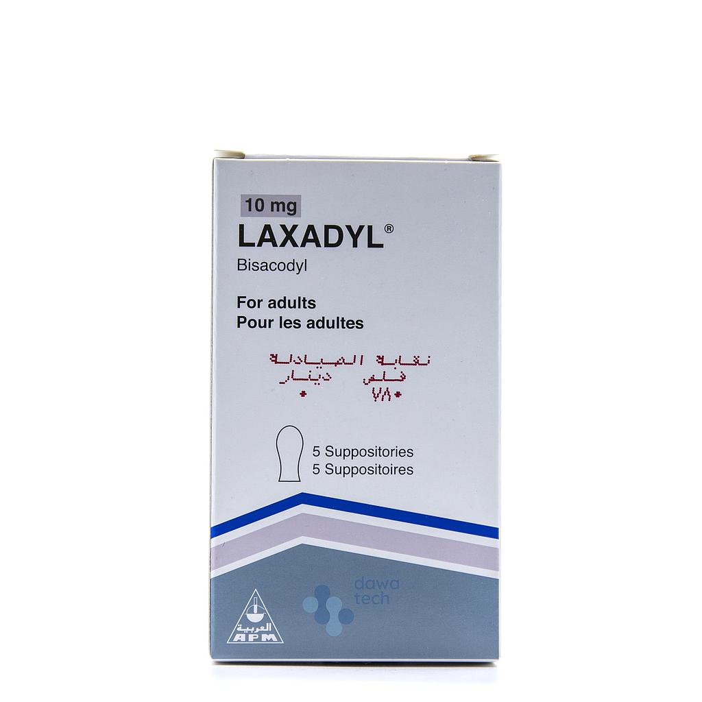 Laxadyl Adult 5 Supp 10 mg