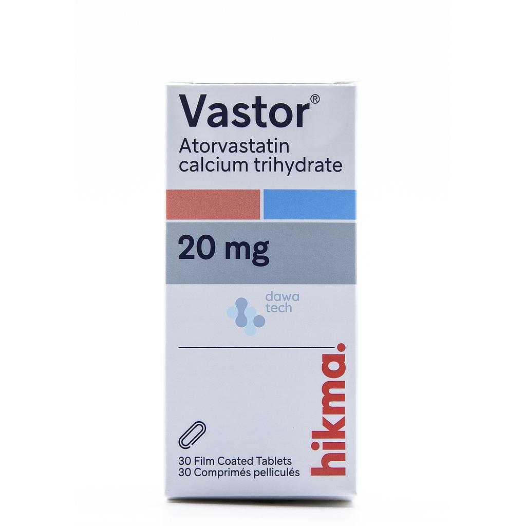 Vastor 20mg Tabs 30s