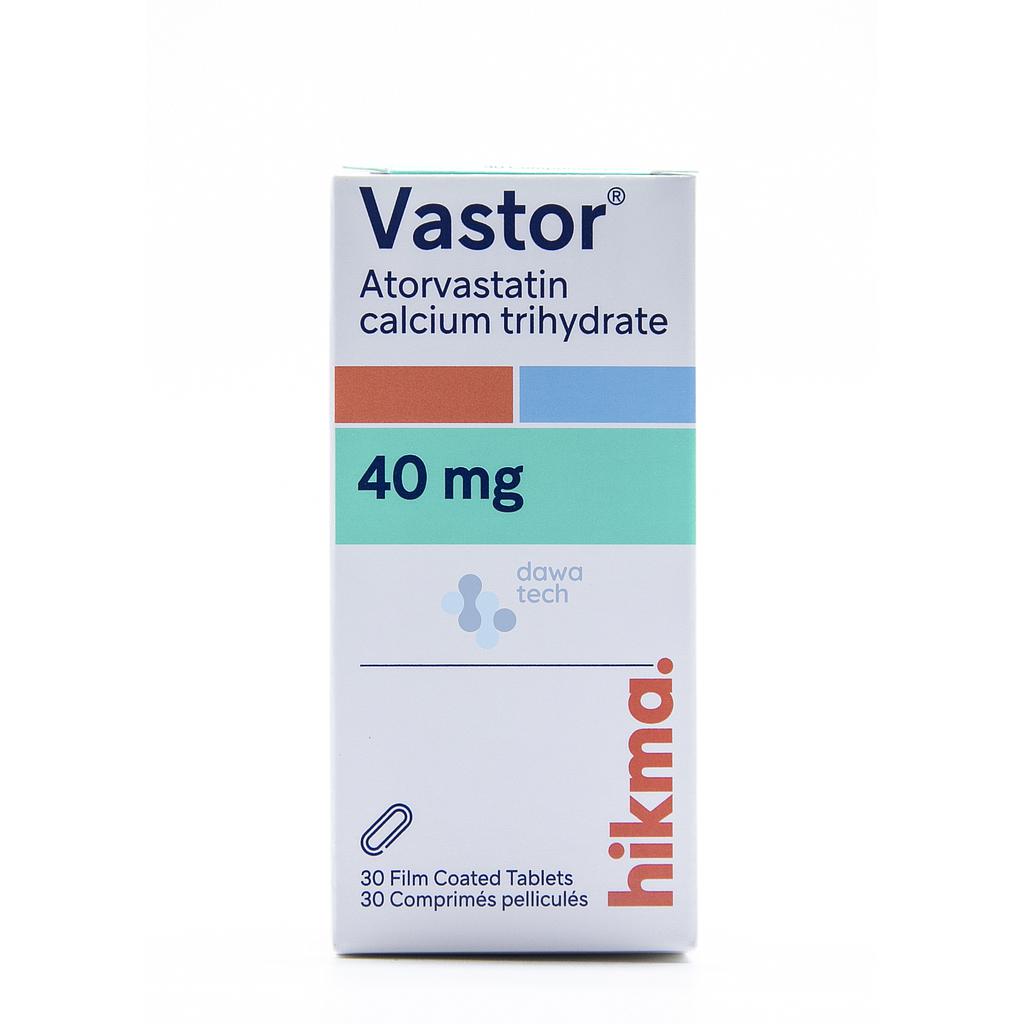 Vastor 40 Mg 30 Tab